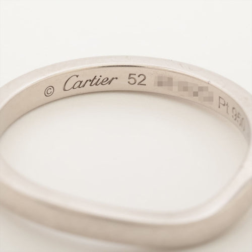 Bague 52 CARTIER - Bague Ballerine platine - Full set 58 Facettes