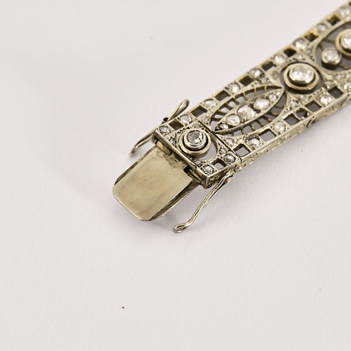 Bracelet Bracelet en or blanc et diamants 58 Facettes LJ32