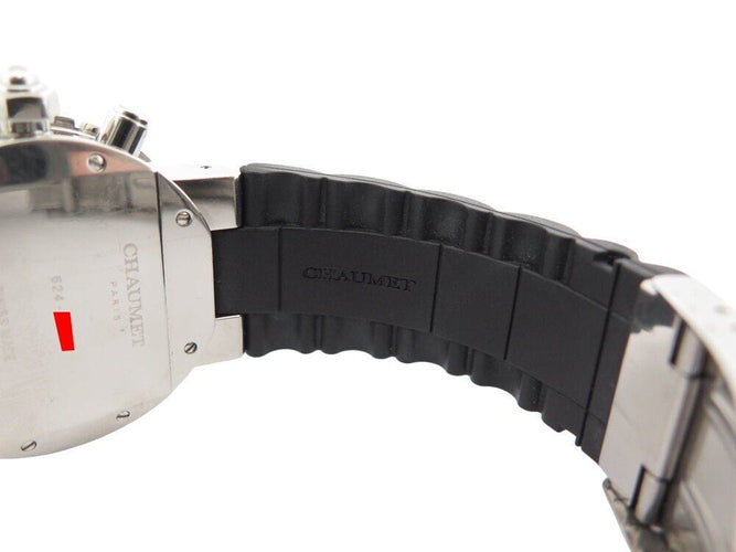 Montre montre CHAUMET class one chronographe 624 38mm acier diamants quartz 58 Facettes 268453