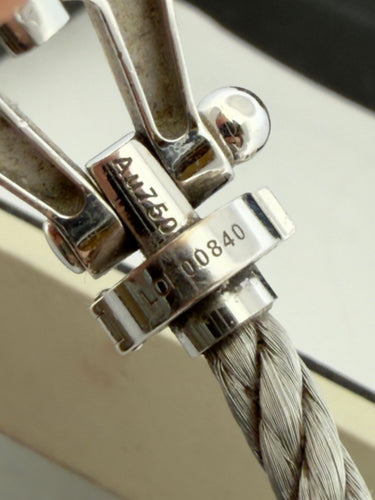 Bracelet Bracelet Fred Force 10 taille 16 or et acier 58 Facettes