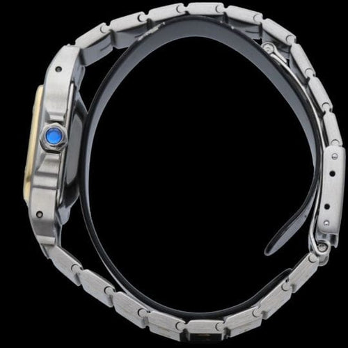 Montre Cartier Montre Santos Dame Or Jaune 18K Et Acier 58 Facettes MT44236