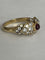 Bague 51.5 FRED - Bague or jaune rubis diamants 58 Facettes LOT 4540