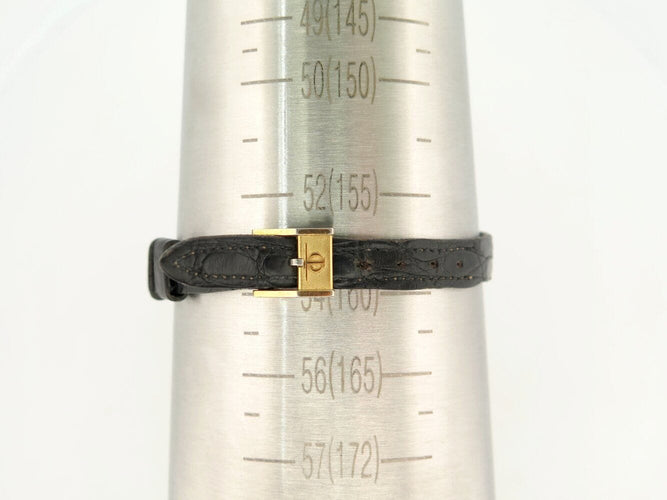 Montre vintage montre baume & mercier ovale 38336 en or jaune 18k mecanique lady 58 Facettes 271279