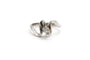 Bague 50 Bague années 70 en or blanc, diamant taille brillant 58 Facettes B711