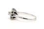 Bague 55 Bague contemporaine en or blanc sertie de diamants (+-0.37ct) 58 Facettes 22591