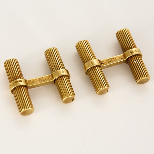 Boutons de manchette VAN CLEEF & ARPELS - Boutons de manchette or jaune 58 Facettes NAR0688X2