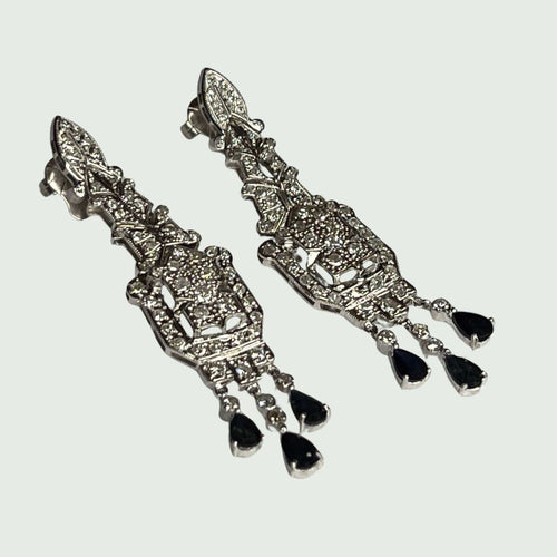 Boucles d'oreilles BOUCLES D'OREILLES DE STYLE ART DÉCO 58 Facettes Q826A