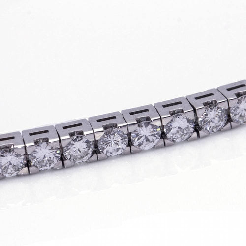 Bracelet Bracelet Rivière Or Blanc et Diamants 58 Facettes D364212LF