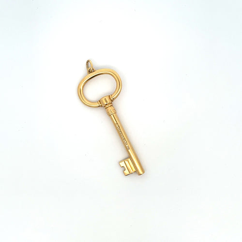 Pendentif Pendentif clé en or jaune Tiffany & Co. 58 Facettes