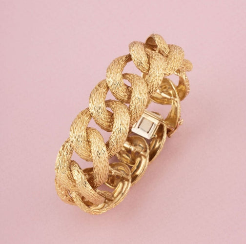 Bracelet Bracelet gourmette en or jaune 58 Facettes