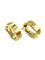 Boucles d'oreilles CARTIER. Collection "LOVE", créoles or jaune 18K 58 Facettes