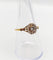 Bague 56.5 Bague marguerite antique en or 18k et diamants taille rose 58 Facettes A06397