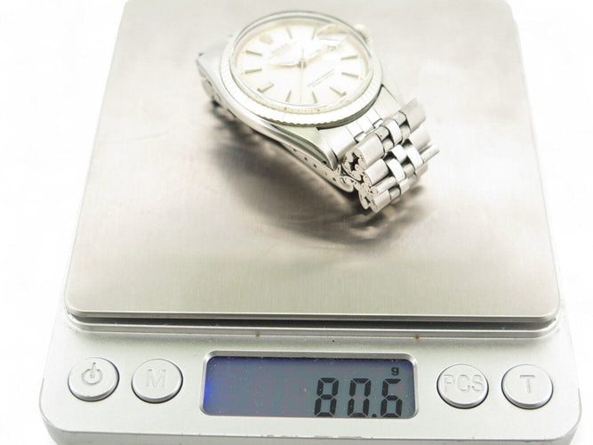 Montre vintage montre ROLEX oyster datejust 1601 36 mm acier jubile automatique 58 Facettes 270144