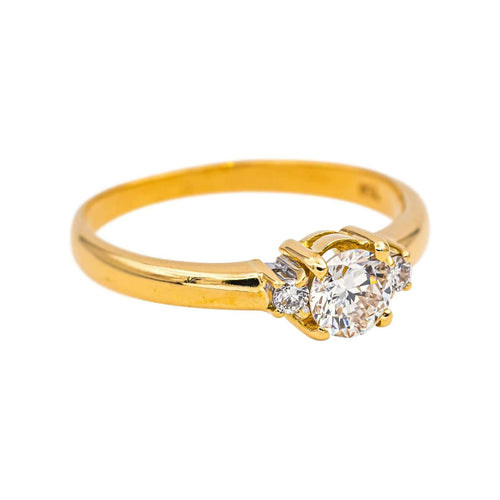 Bague 54 Bague Solitaire Or jaune Diamant 58 Facettes 4033248CN