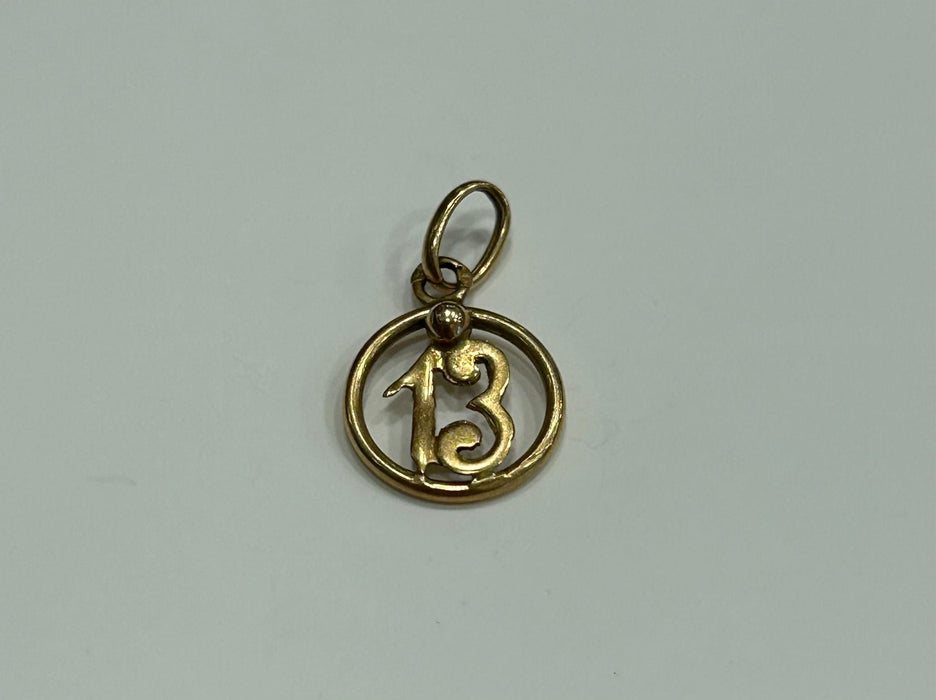 Pendentif Pendentif or jaune 58 Facettes LP252