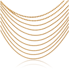 Collier Collier Cartier Draperie en or jaune 18 carats 58 Facettes D6