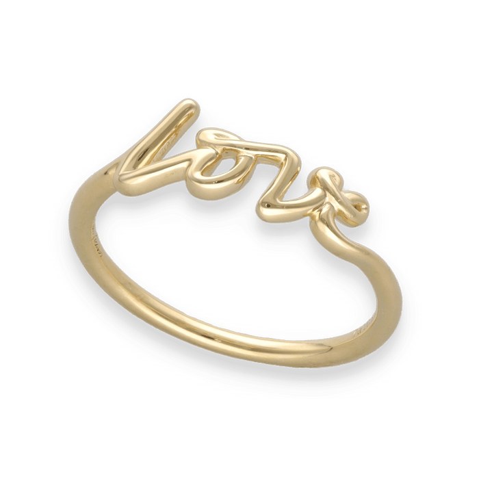 TIFFANY & CO. Collezione di anelli Love mini in oro giallo