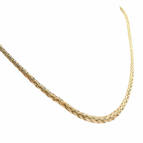 Collier Collier maille palmier en or jaune 58 Facettes