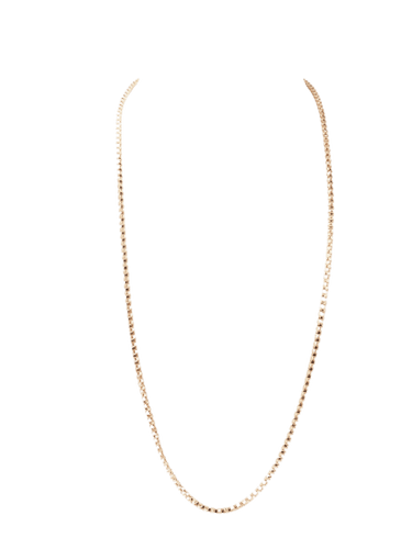 Collier Collier en or rose, maille venitienne ronde 58 Facettes 33342