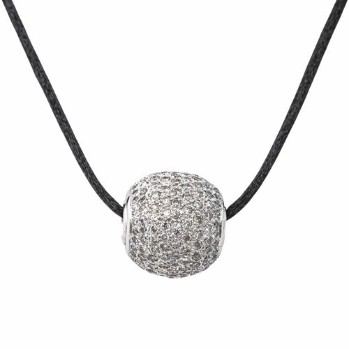 Pendentif Pendentif Or blanc Diamant 58 Facettes 4388290CN