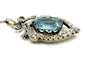 Collier Collier "Belle Epoque" en or, platine, aigue-marine et diamants 58 Facettes