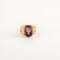 Amethyst cocktail ring, Yellow gold