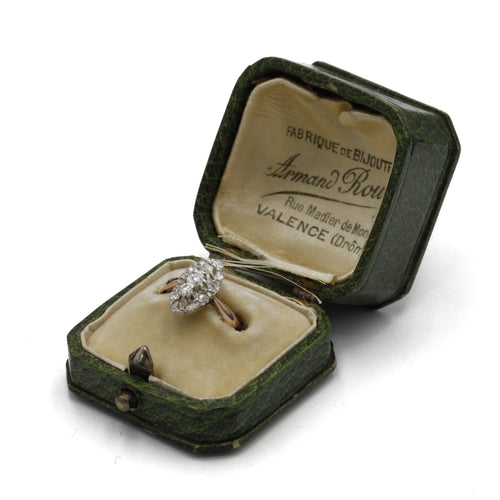 Bague 56 Bague - Or Rose Platine & diamants 58 Facettes 1014