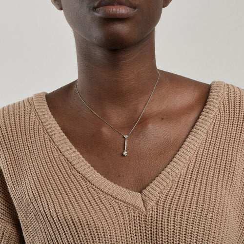 Collier Collier diamants, époque 1900, travail Français 58 Facettes