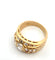 Bague 54 Bague vintage en or jaune massif 18 carats avec diamants 58 Facettes