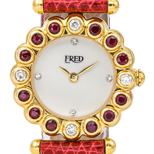 Montre Fred Montre Concerto Or jaune Rubis, Diamant 58 Facettes 4521532RV