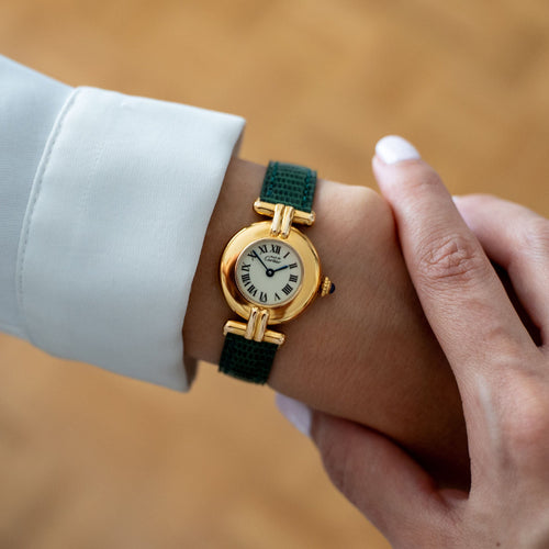 Bracelet Cartier Must Colisée - Ivory roman dial 58 Facettes