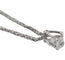 Collier Pendentif et collier diamant poire 0,75 ct en or blanc 18k 58 Facettes Q387B