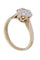 Bague Bague fleur diamants 58 Facettes 087781