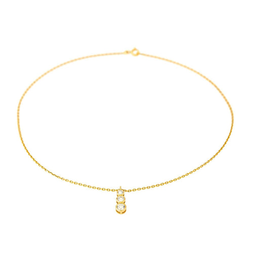 Collier Collier Pendentif Or jaune Diamant 58 Facettes 4688975CN