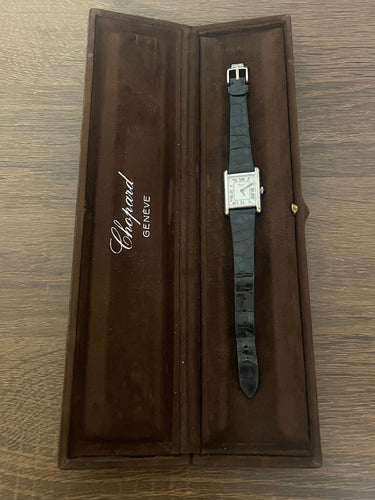 Montre CHOPARD - Montre Tank or blanc 58 Facettes