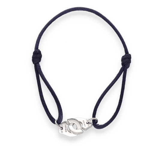 Bracelet Bracelet Dinh Van Menottes R10 – Or gris 18k et diamants – Réf. 341122 – Vers 2010 58 Facettes