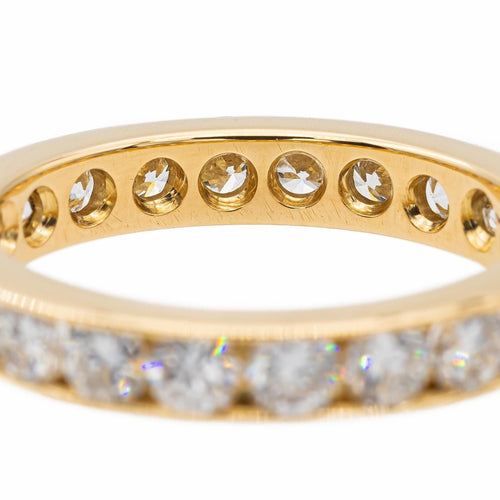 Bague 53.5 Bague Alliance Or jaune Diamant 58 Facettes 2557601CN