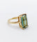 Bague 58.5 Bague cocktail or jaune, tourmaline 5,70 carats (circa 1950) 58 Facettes A05097