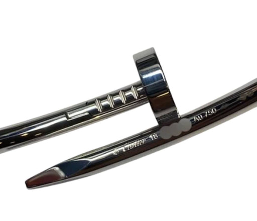 Bracelet CARTIER - Bracelet JUSTE UN CLOU or blanc full set 58 Facettes