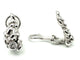 Boucles d'oreilles GILBERT ALBERT. Boucles d'oreilles or blanc 18K et diamants 58 Facettes