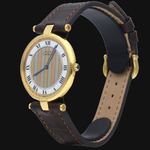 Montre Cartier Montre Must De Cartier Vermeil 58 Facettes MT41138