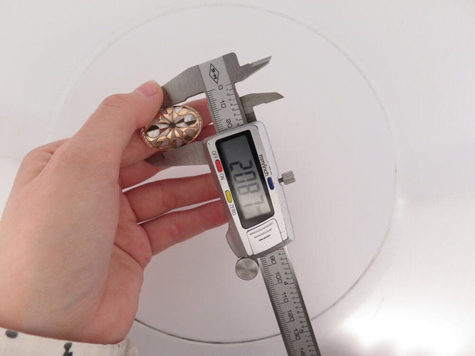 Bague 52 bague BULGARI intarsio nacre t52 en or rose 18k 14.3gr serti diamants 58 Facettes 267206