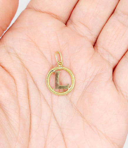 Pendentif Pendentif vintage art nouveau or jaune Lettre L 58 Facettes A05553