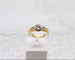 Bague Bague jonc or jaune, or blanc et diamants 58 Facettes 250095