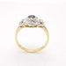 Bague 53 Bague or jaune saphir et diamants 58 Facettes