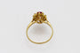 Bague 51 Bague ancienne en or jaune avec rubis et diamants, France 58 Facettes 9990