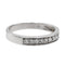 Bague 48 Bague Demi alliance Or blanc Diamant 58 Facettes 2406273CN