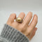 Bague 54 Bague or jaune 18 carats sertie d’une perle de culture et diamants 58 Facettes