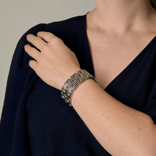 Bracelet CHIMENTO - Bracelet en or blanc 58 Facettes CHAT1323