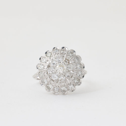 Bague 58 Bague diamants vintage 58 Facettes